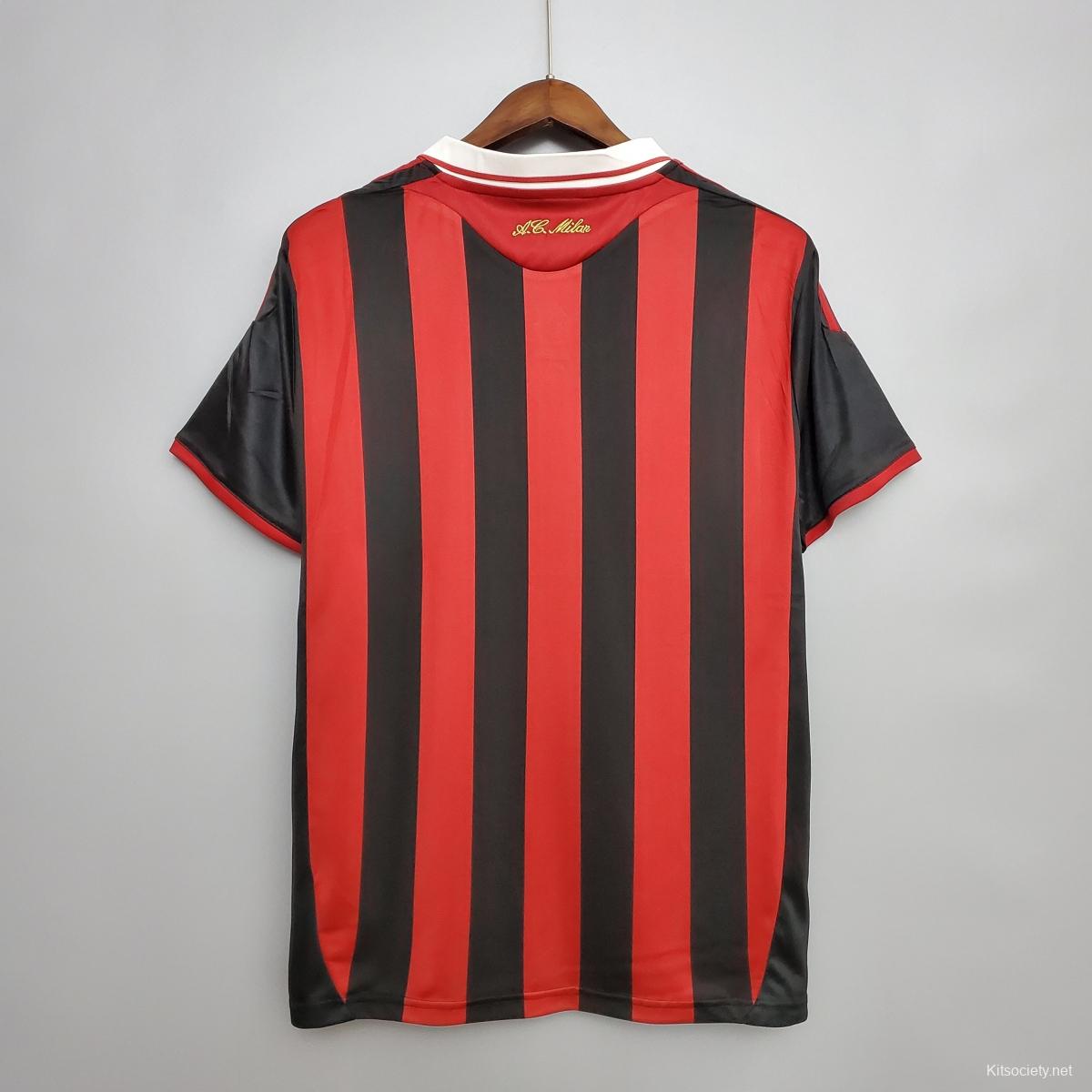 Retro 09/10 AC Milan Away White Jersey - Kitsociety