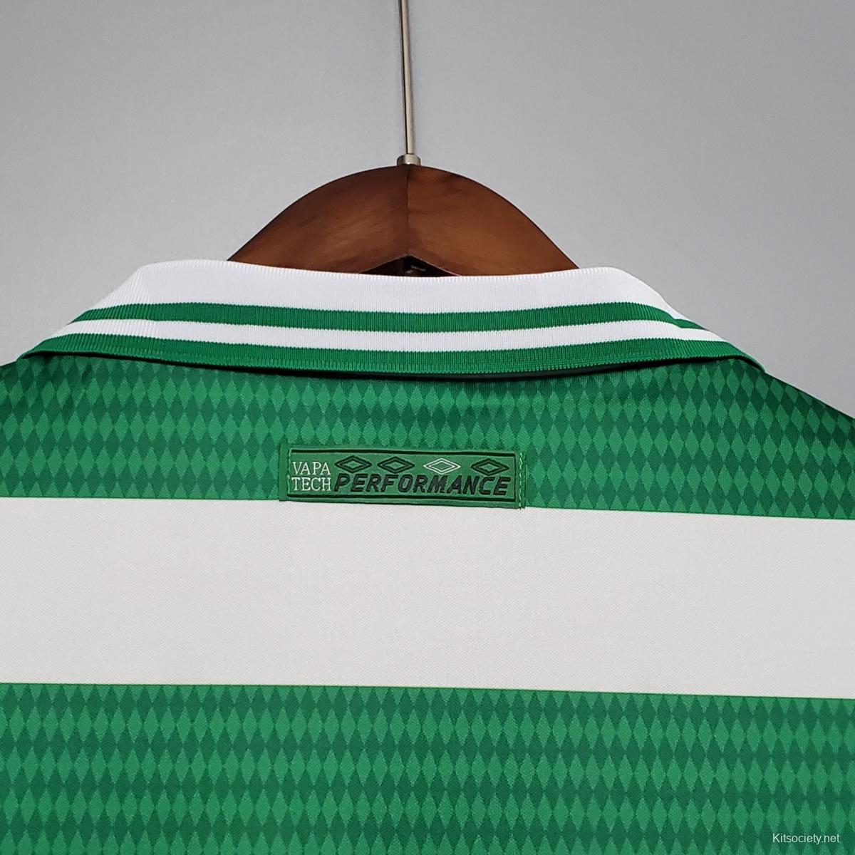 Football shirt soccer FC Celtic Glasgow Hoops Third 2014/2015 Nike jersey  L/S S