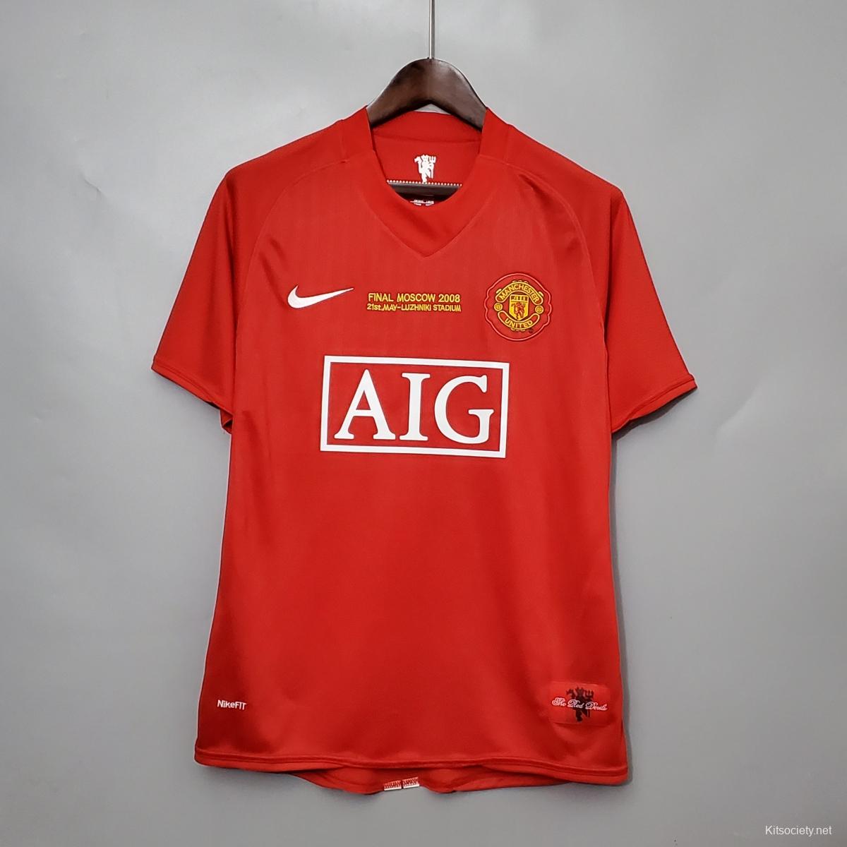 Manchester United Retro Shirt 07/08