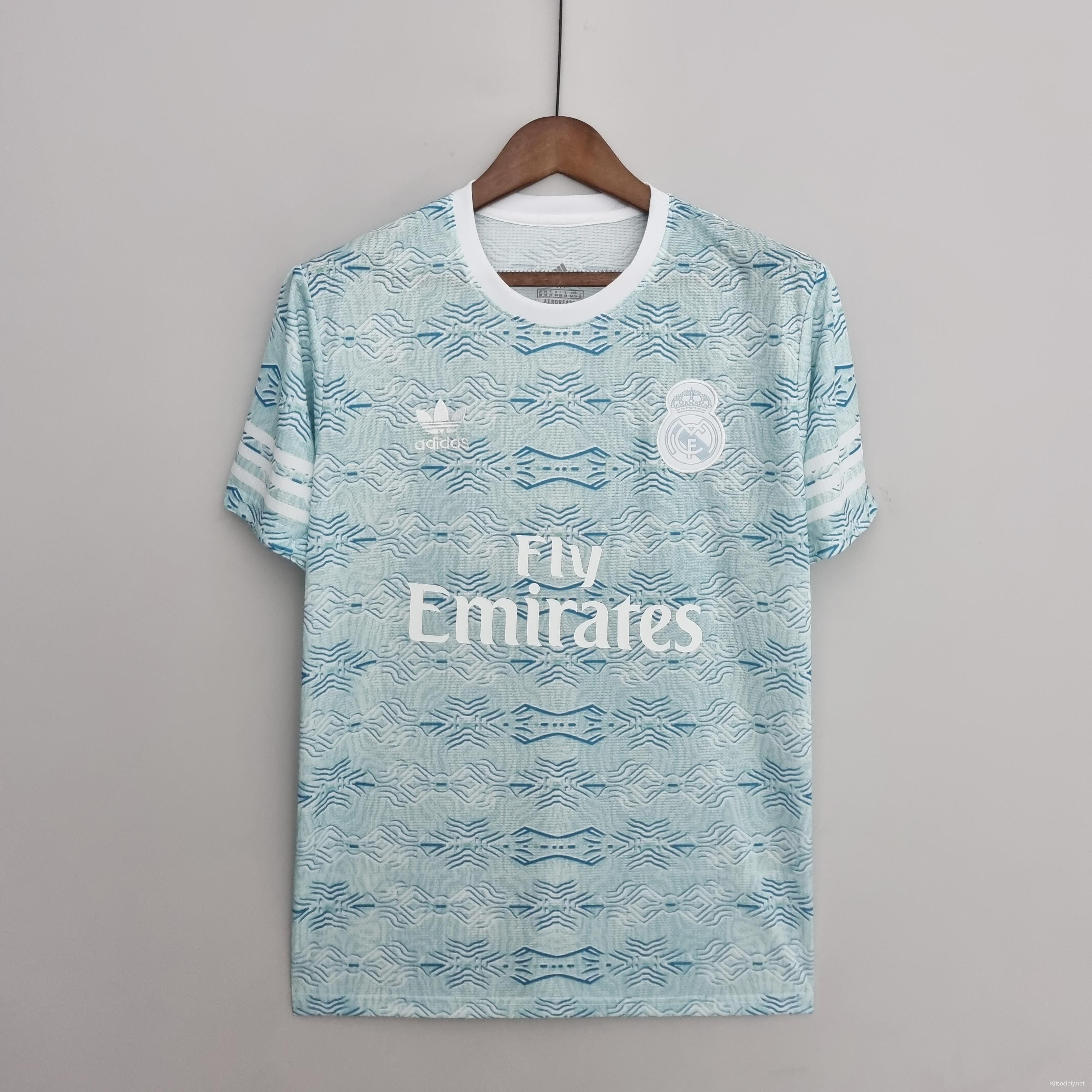 Player Version 22/23 Long Sleeve Real Madrid Home Soccer Jersey - Kitsociety