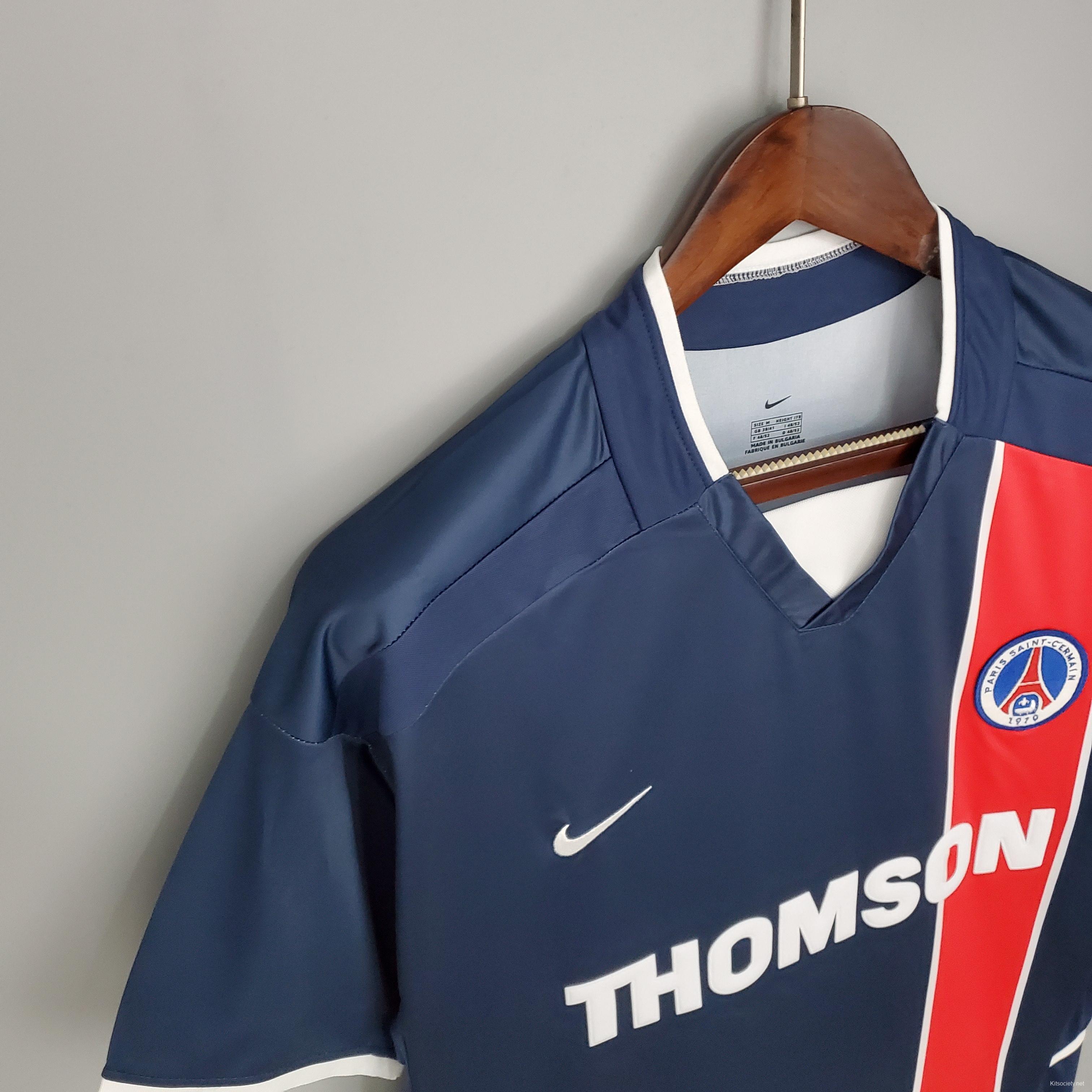 Retro PSG 02/03 home Soccer Jersey - Kitsociety