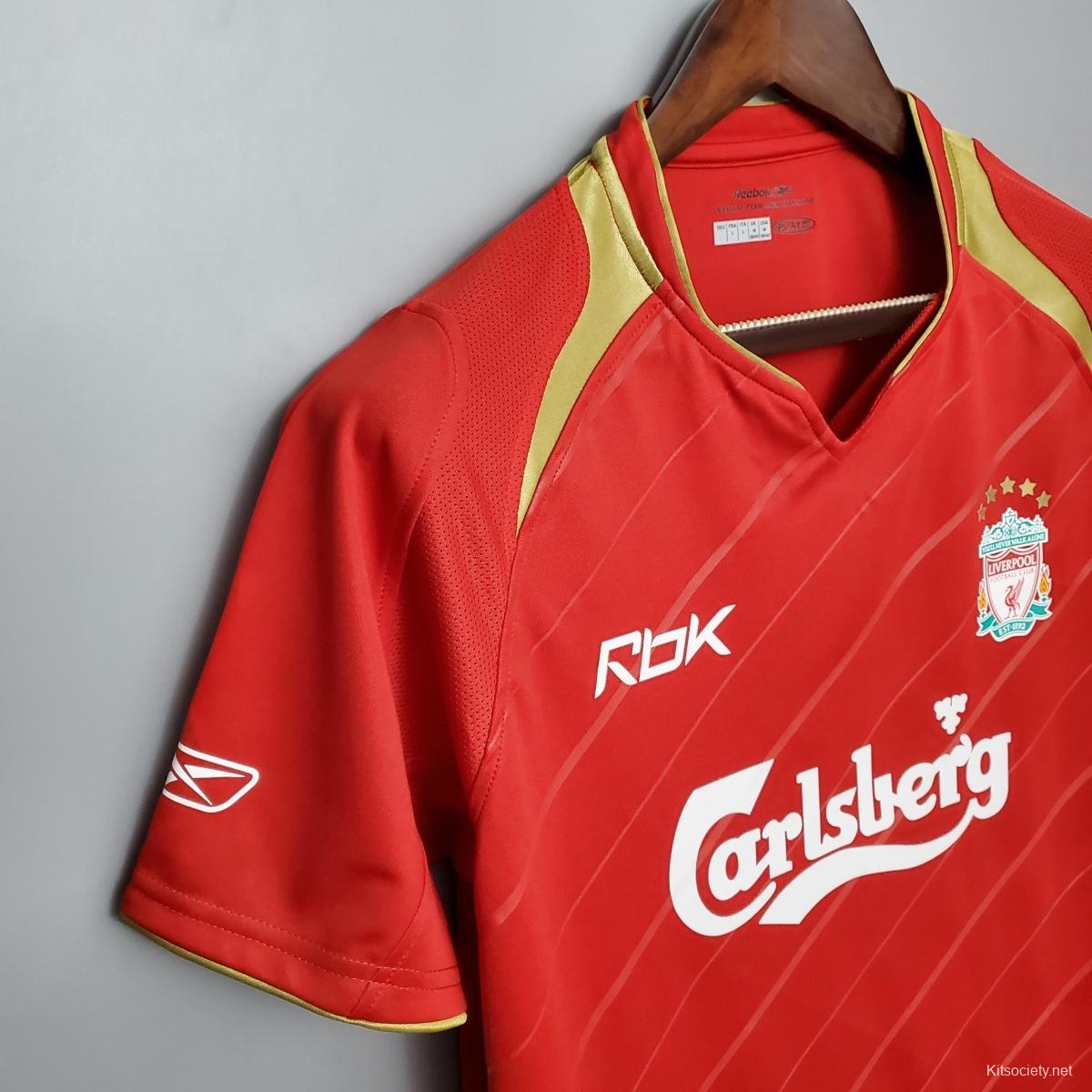 2005-2006 Liverpool Home CL Retro Shirt