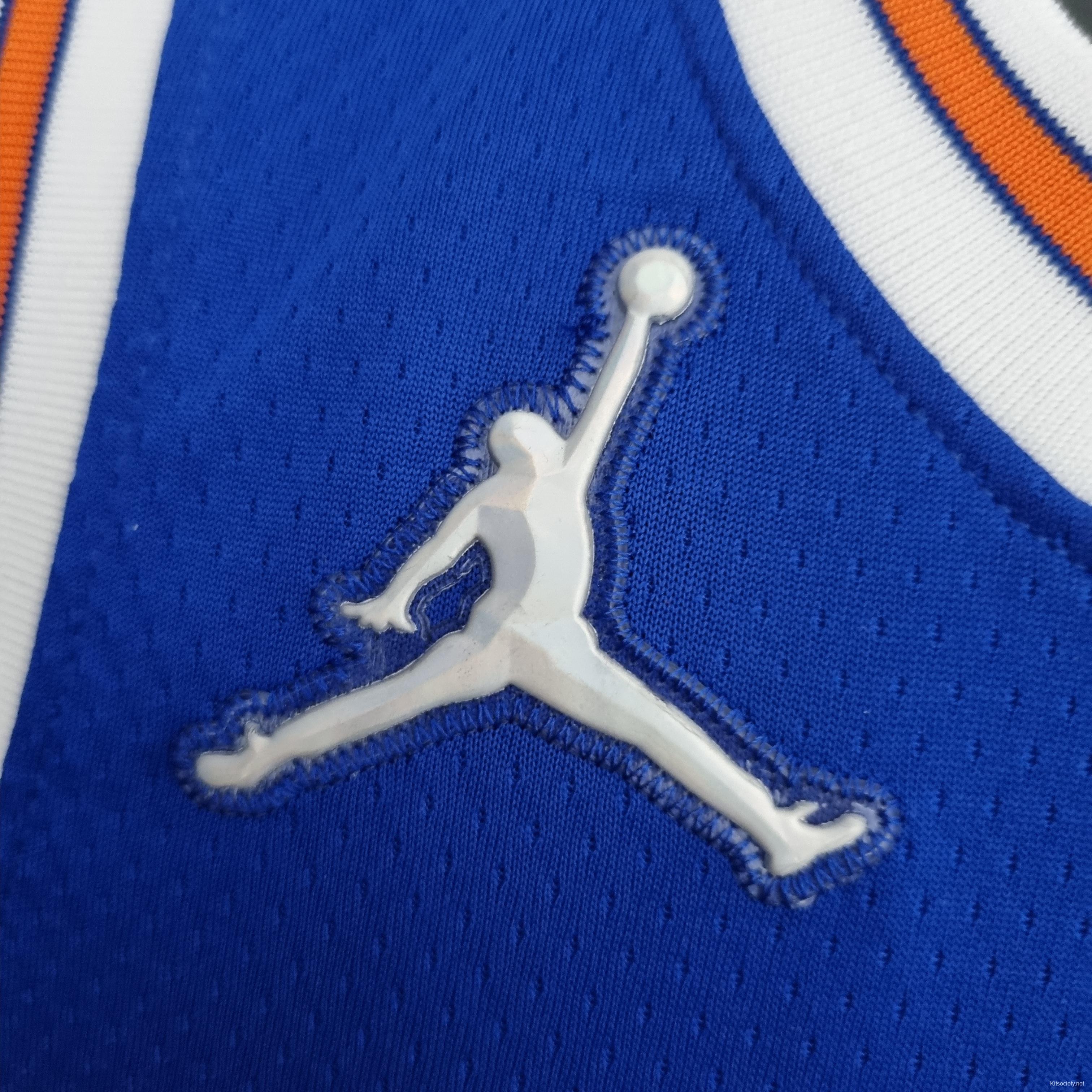 75th Anniversary Ross #4 New York Knicks Jordan Limited Blue NBA