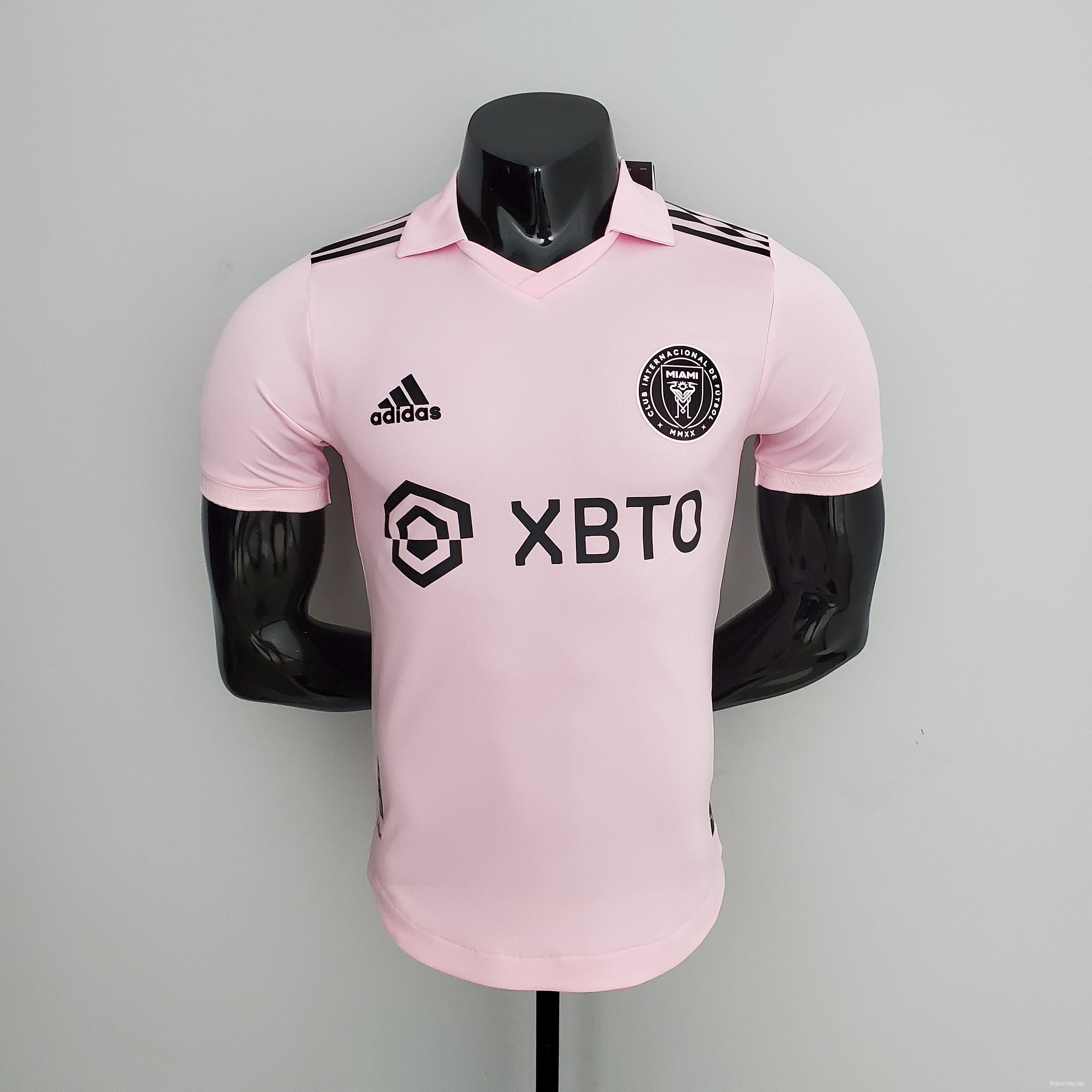 23-24 Inter Miami Home Pink MESSI Jersey - Kitsociety