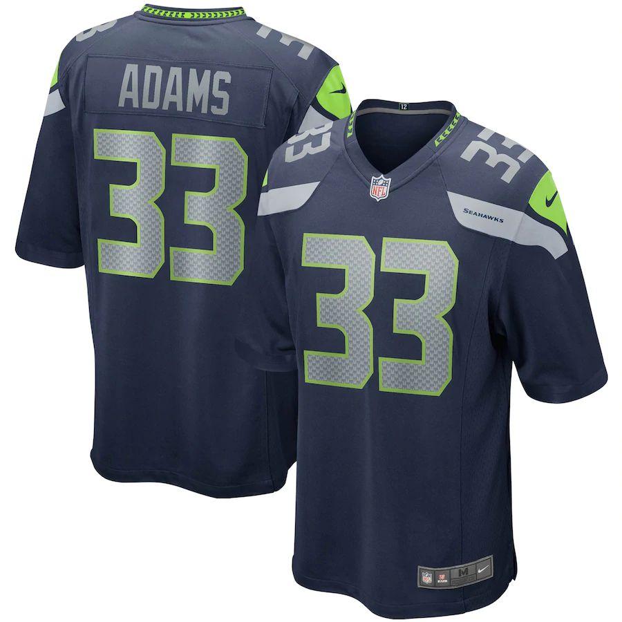 Men's Nike Jamal Adams Gotham Green Limited Jersey