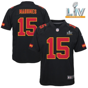 Youth Nike Patrick Mahomes Black Kansas City Chiefs Super Bowl LV Bound  Game Fashion Jersey