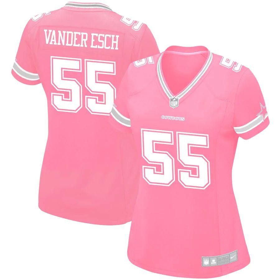 Women's Leighton Vander Esch White Player Limited Team Jersey - Kitsociety