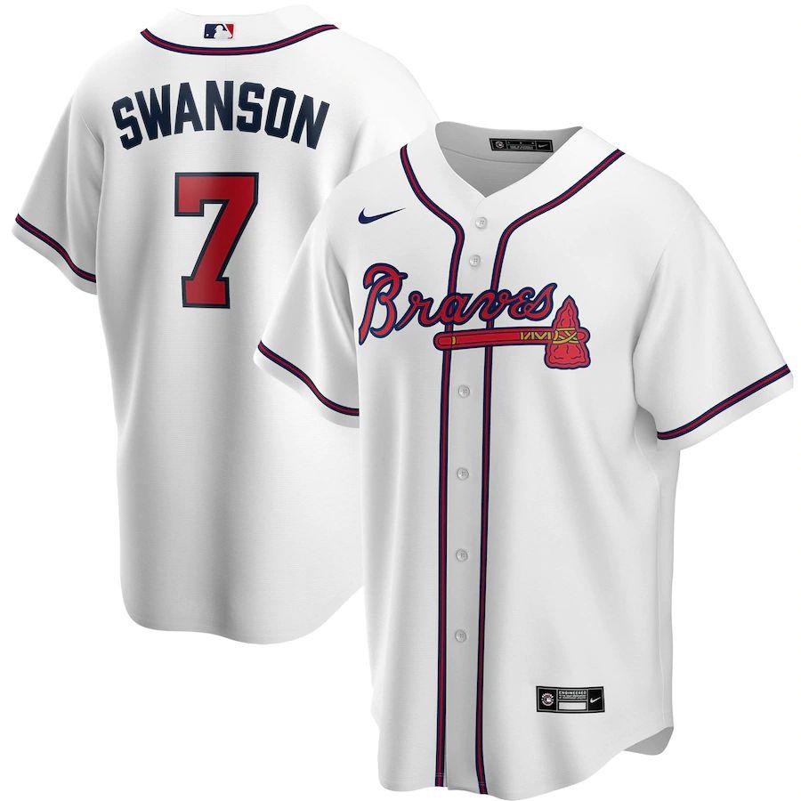 Dansby Swanson Women's Atlanta Braves Road Jersey - Gray Authentic