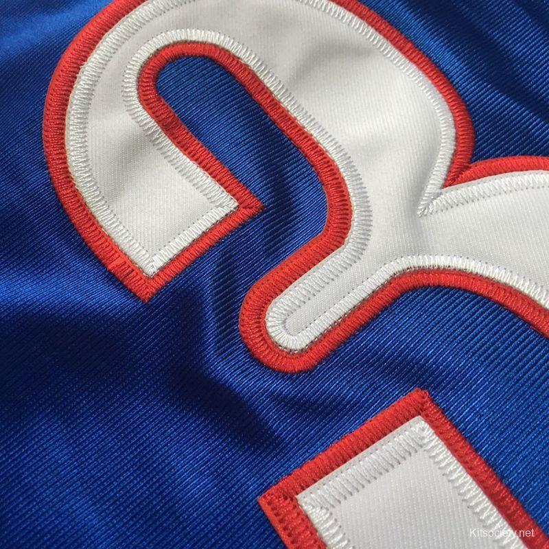 Men's Allen Iverson Blue And Red Retro Classic Team Jersey - Kitsociety