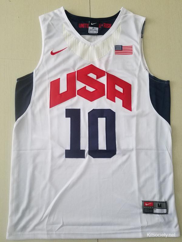 Basketball Jerseys Kobe Bryant #10 Team USA Jersey White