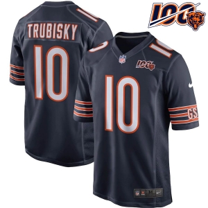 Men's Mitchell Trubisky Orange 100th Season Player Limited Team Jersey -  Kitsociety