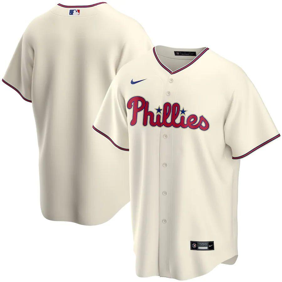 Men's Aaron Nola White Home 2020 Player Team Jersey - Kitsociety