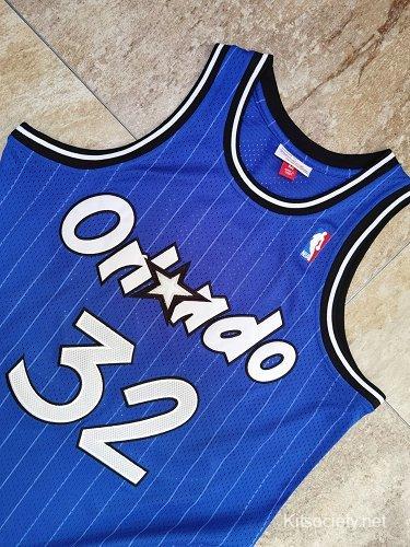 Men's Shaquille O'Neal Blue Retro Classic Team Jersey - Kitsociety