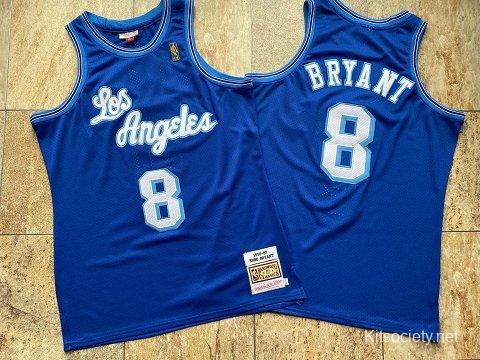 Men's Kobe Bryant Blue Retro Classic Team Jersey - Kitsociety