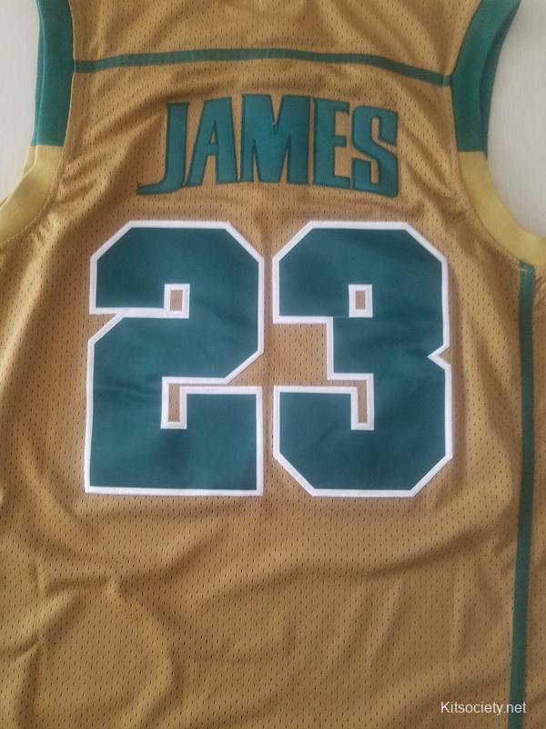 LeBron James 23 Irish High School White Basketball Jersey - Kitsociety