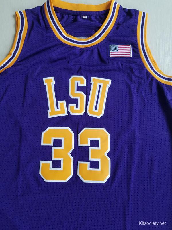 Shaquille O'Neal LSU College Basketball Jersey (Purple)