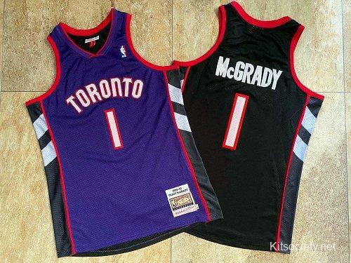 Men's Tracy McGrady Black Retro Classic Team Jersey - Kitsociety