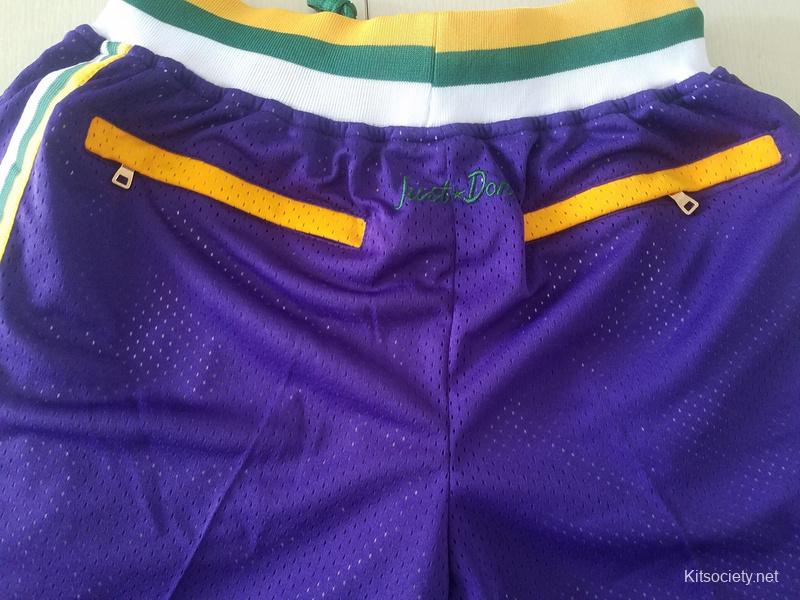 Utah Jazz Classic Purple Basketball Shorts