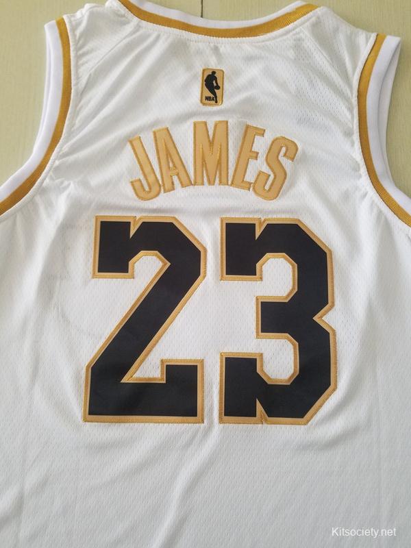 LeBron James 23 Black Golden Edition Jersey - Kitsociety