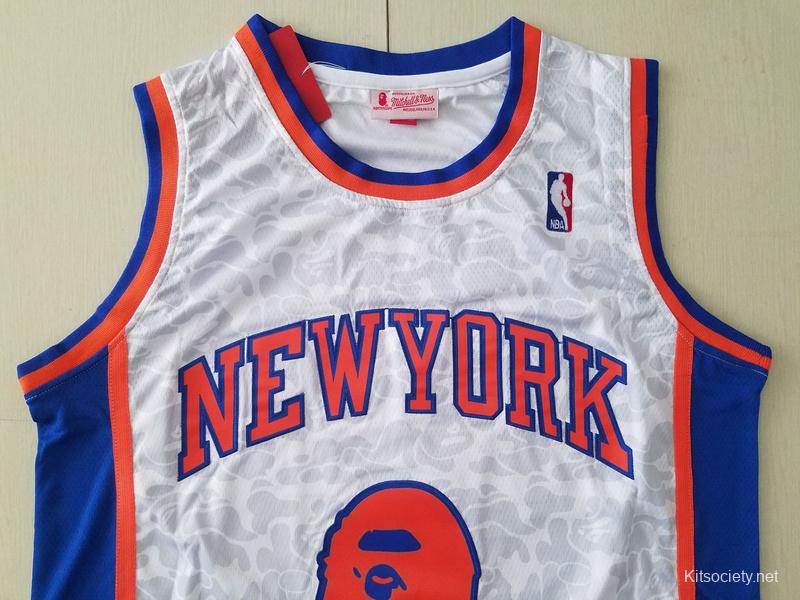 BAPE X MITCHELL & NESS NEW YORK KNICKS JERSEY TANK TOP MENS