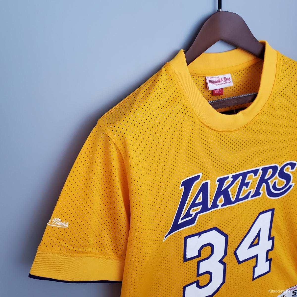 Los Angeles Lakers Mesh Shorts - Yellow