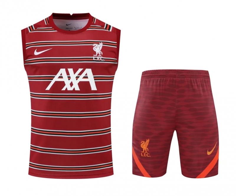 Liverpool Pre-Match Jersey Kit 2022/23 Kids(Jersey+Shorts