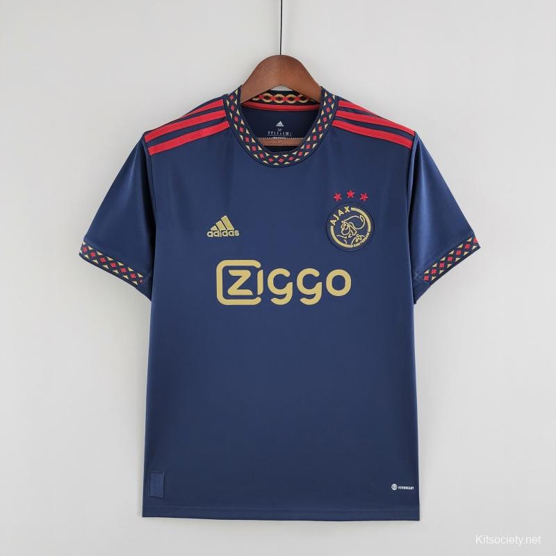 23-24 Ajax Training Blue Jersey - Kitsociety