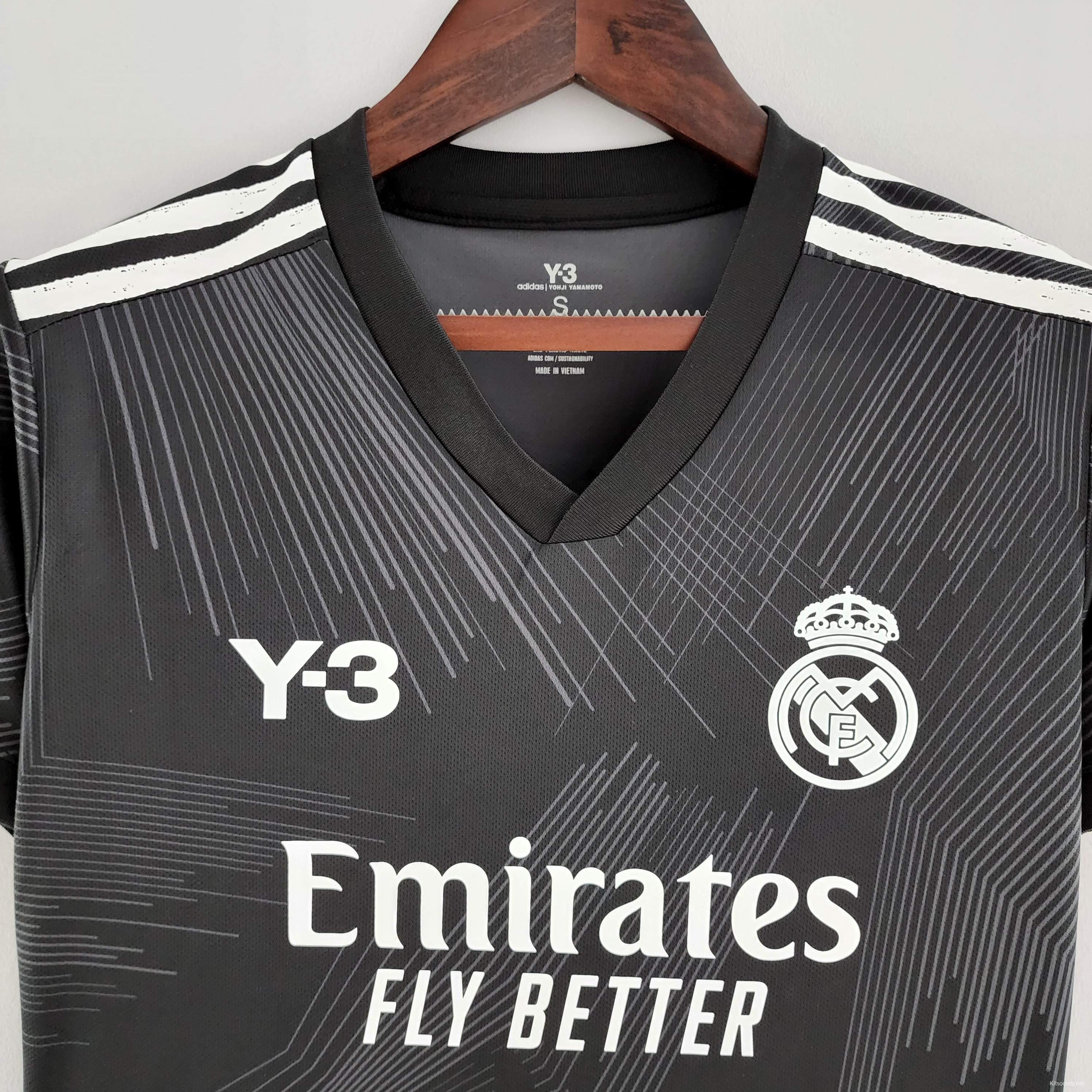 Retro 17-18 Real Madrid Away Black Jersey - Kitsociety