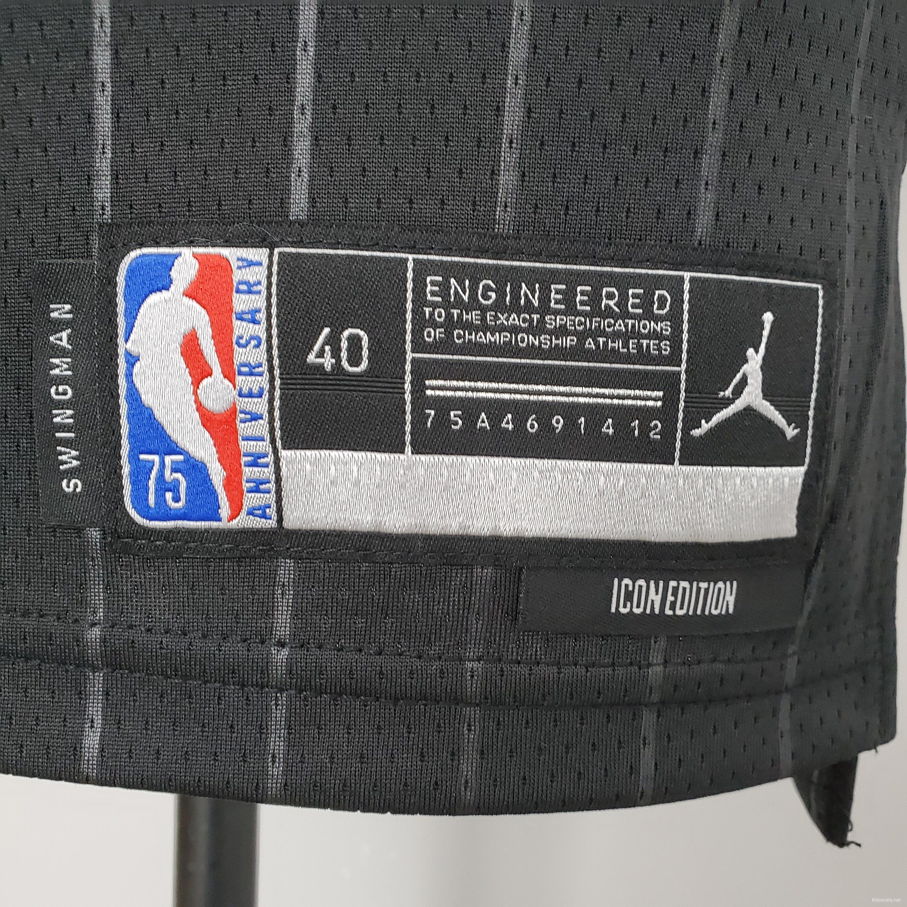 NBA Nets Simmons #10 Flyer Grey Jersey - Kitsociety