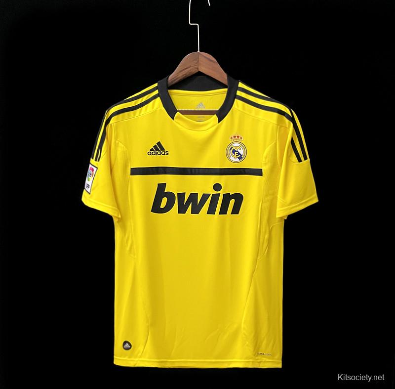 Retro 11/12 Real Madrid Goalkeeper Yellow Jersey - Kitsociety