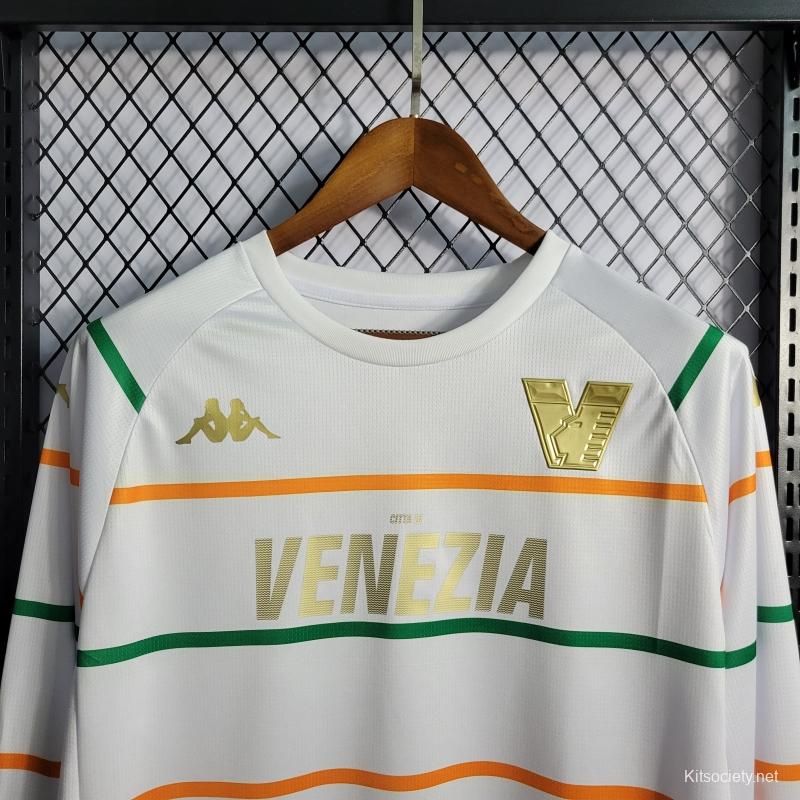 22/23 Long Sleeve Venezia FC Away Soccer Jersey - Kitsociety