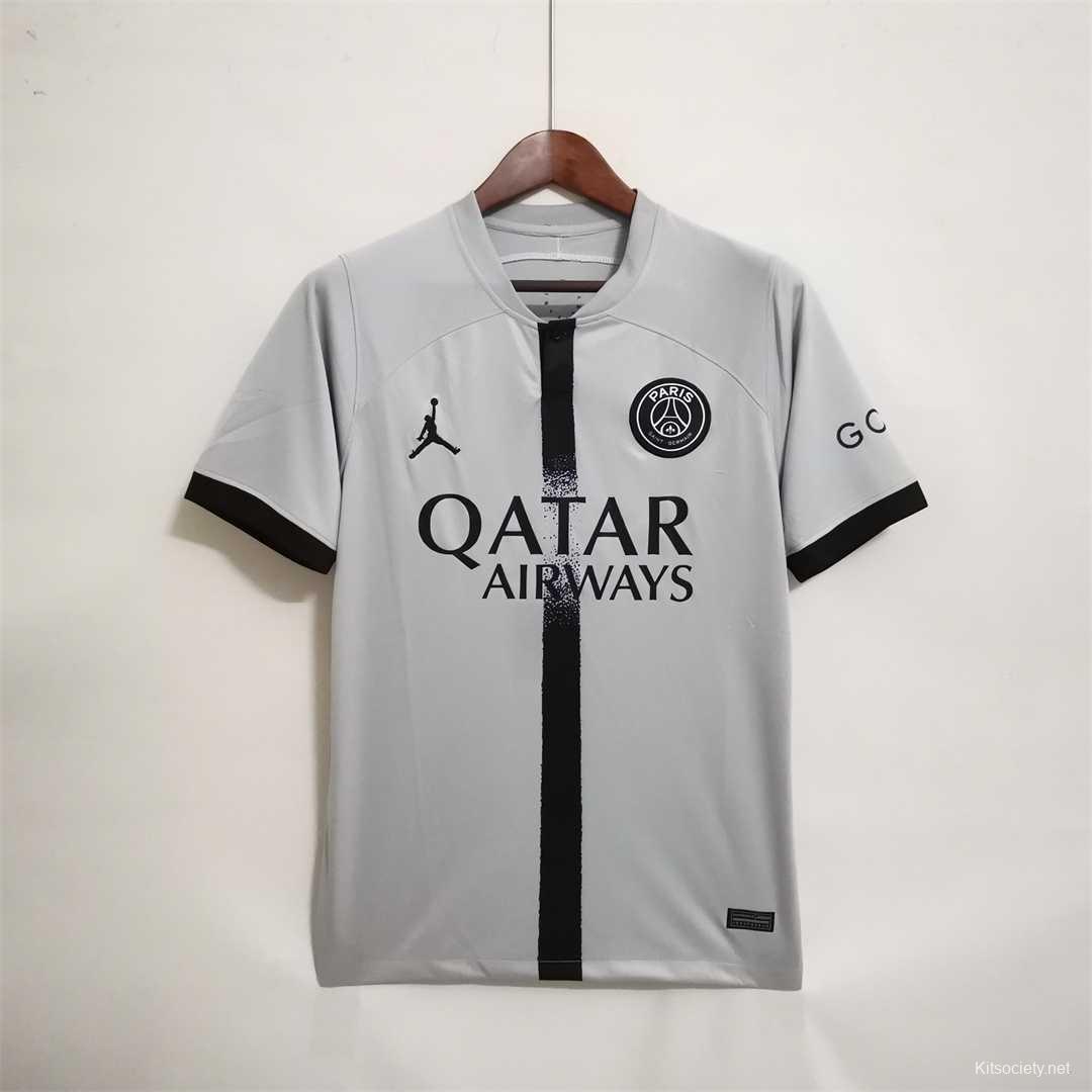 23-24 PSG Black Vest Jersey+Shorts - Kitsociety