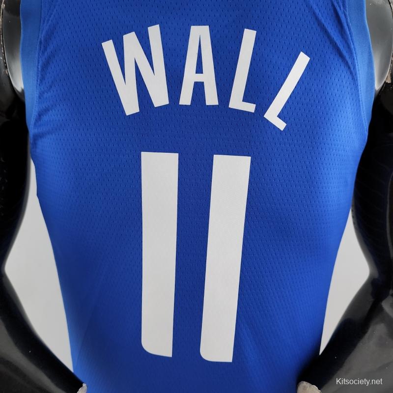 75th Anniversary WALL#11 Los Angeles Clippers NBA Jersey Blue - Kitsociety