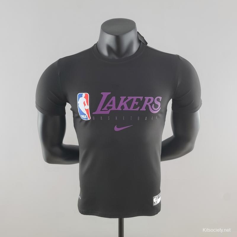2022 NBA Lakers Black T-Shirts #K000222 - Kitsociety