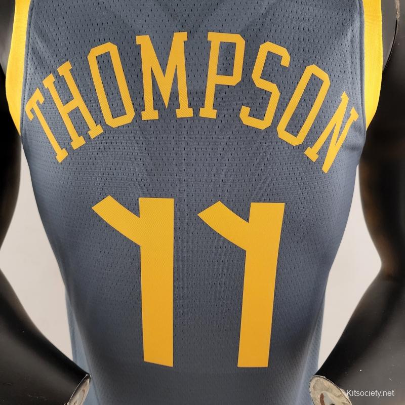 2022 75th Anniversary Golden State Warriors Thompson #11 Mexico Edition  Black NBA Jersey - Kitsociety