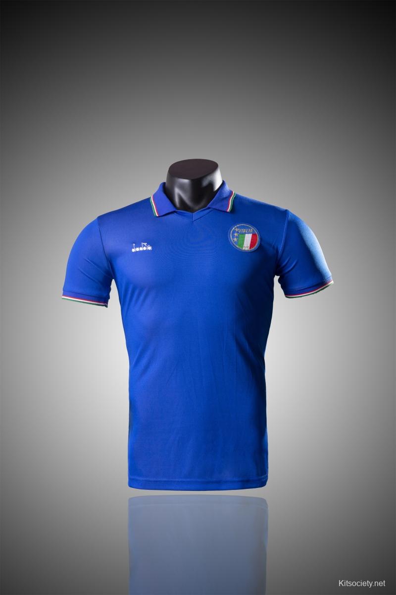 Vintage ITALIA Soccer Jersey Italy National Football Team 