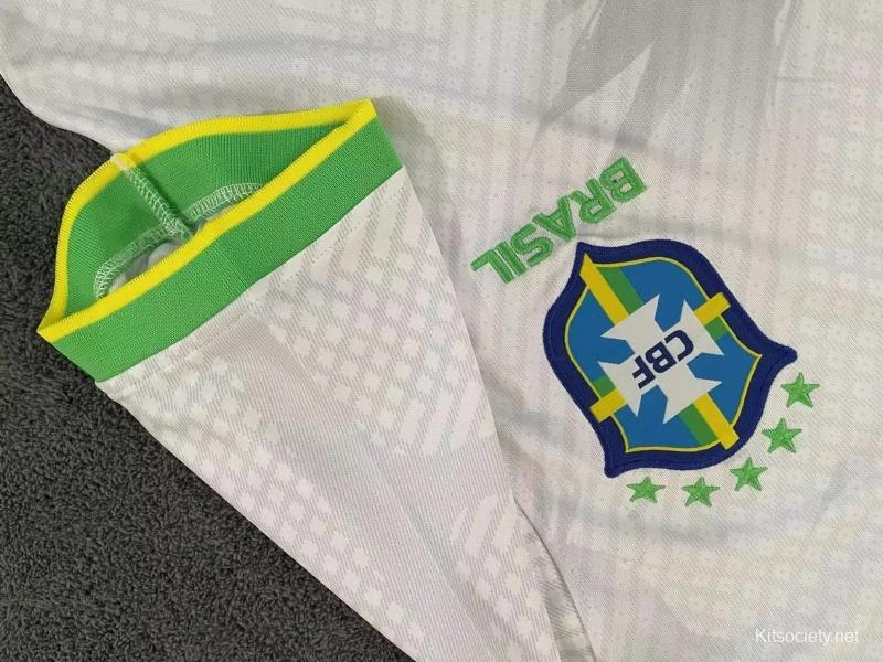 2022 Brazil Away National Team World Cup Soccer Jersey With Special Dragon  Namesets - Kitsociety