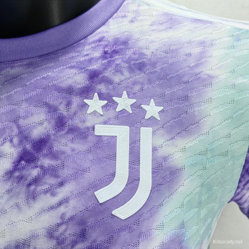 Player Version 23-24 Juventus Special White Purple Jersey - Kitsociety