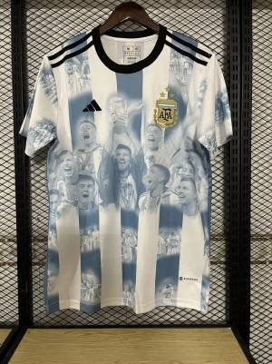 Player Version 3 Stars 2022 Argentina MESSI #10 Home Jersey With World Cup  Champion Patches - Kitsociety