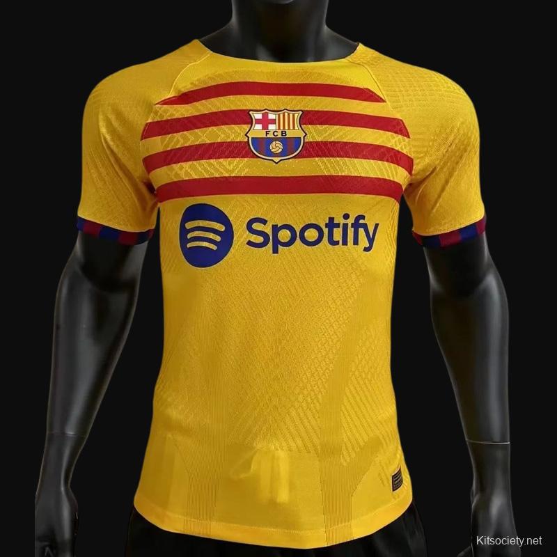 23-24 Barcelona Black Gold Special Edition Jersey - Kitsociety