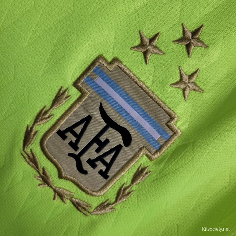 Player Version 3 Stars Argentina Away Jersey - Kitsociety