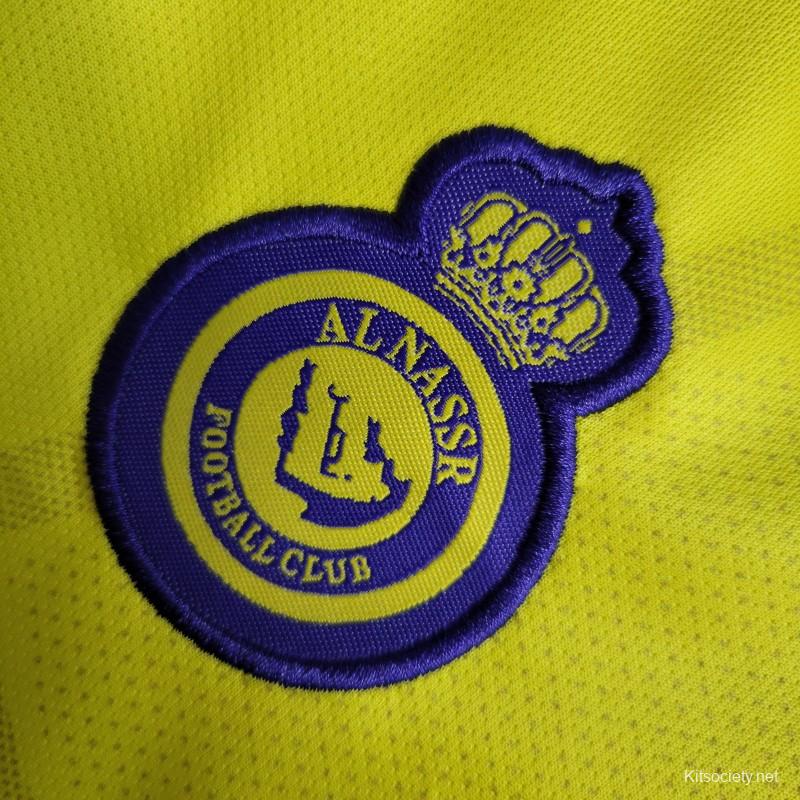 22/23 Al-Nassr FC Home Kids Jersey Size 16-28 - Kitsociety