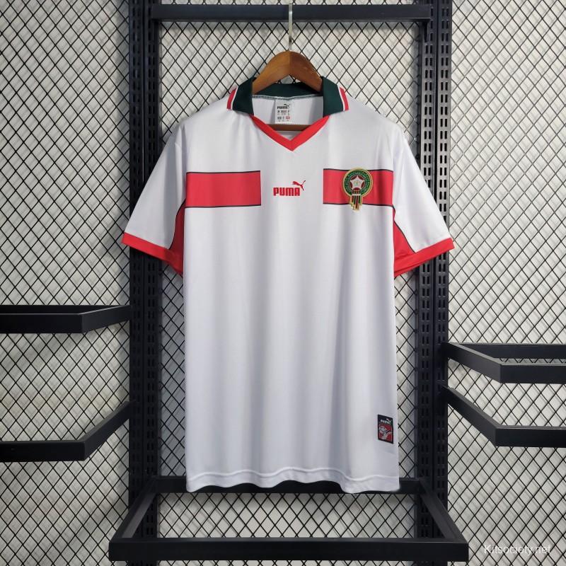 2022 Morocco Away Soccer Jersey - Kitsociety