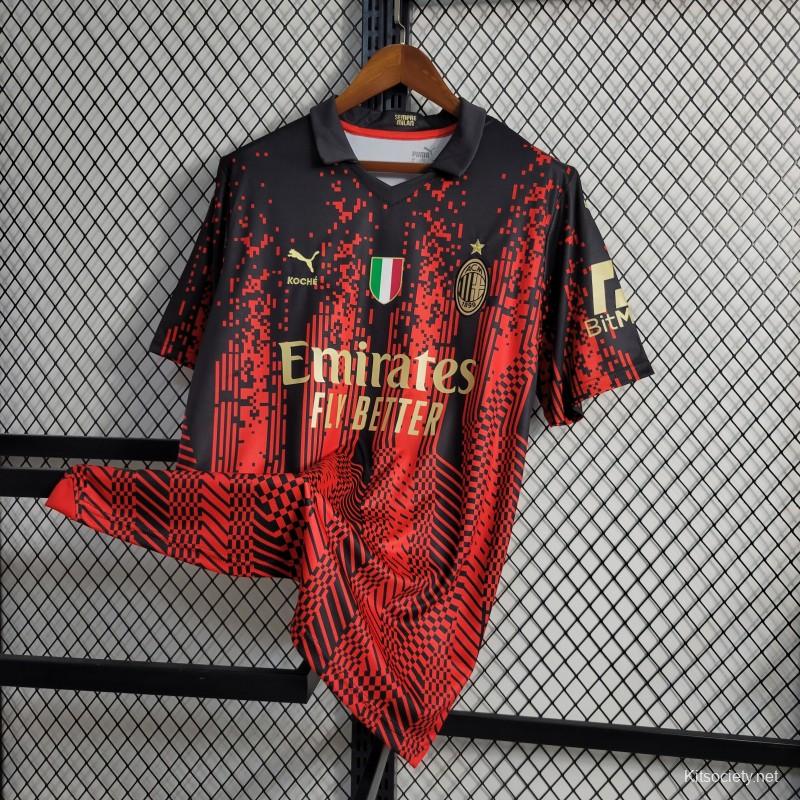 Ac Milan F.C Jersey (Home) 22 23 Season - Red