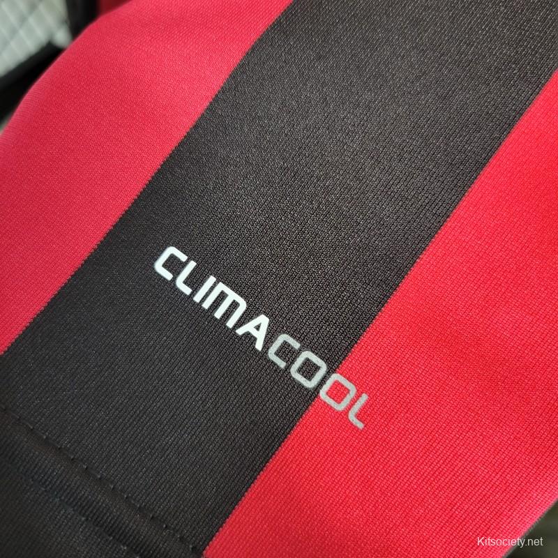 2009-10 AC Milan Home Long Sleeve Retro Jersey