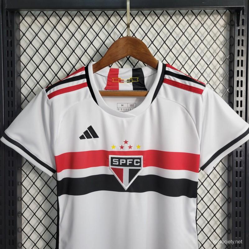 Player Version 23-24 Sao Paulo Home Jersey - Kitsociety