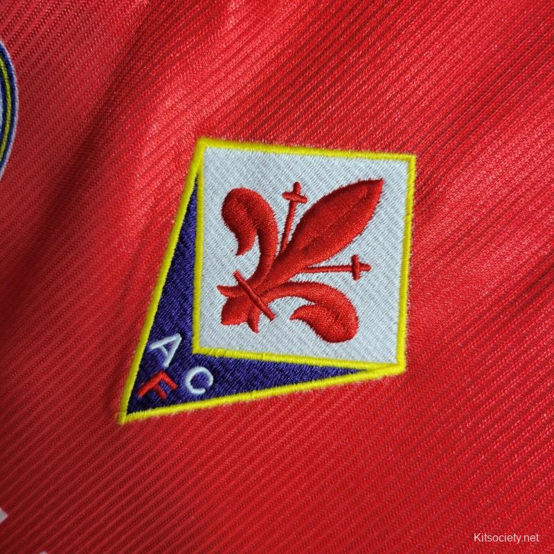 Retro 95-96 Fiorentina Third Red Jersey - Kitsociety