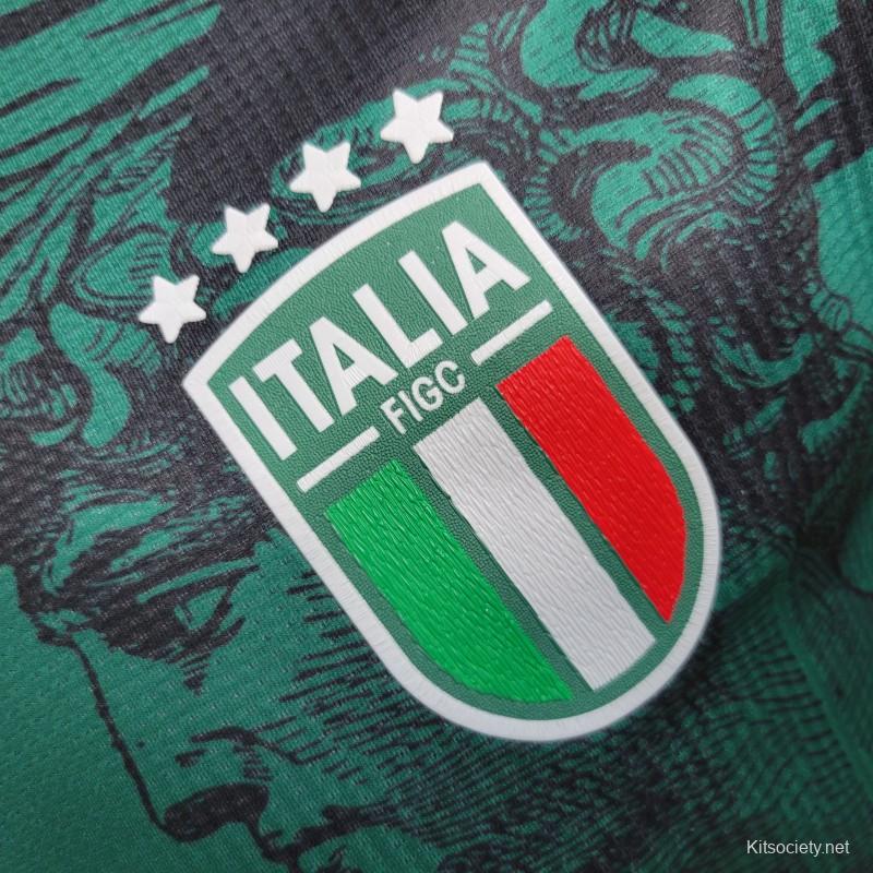 2023-2024 Italian Green Player Edition Football Shirt Soccer