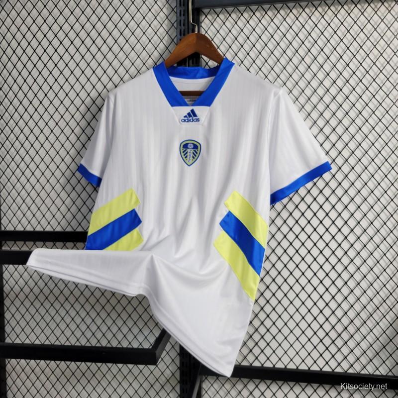 adidas Leeds United FC 23/24 Home Jersey - White