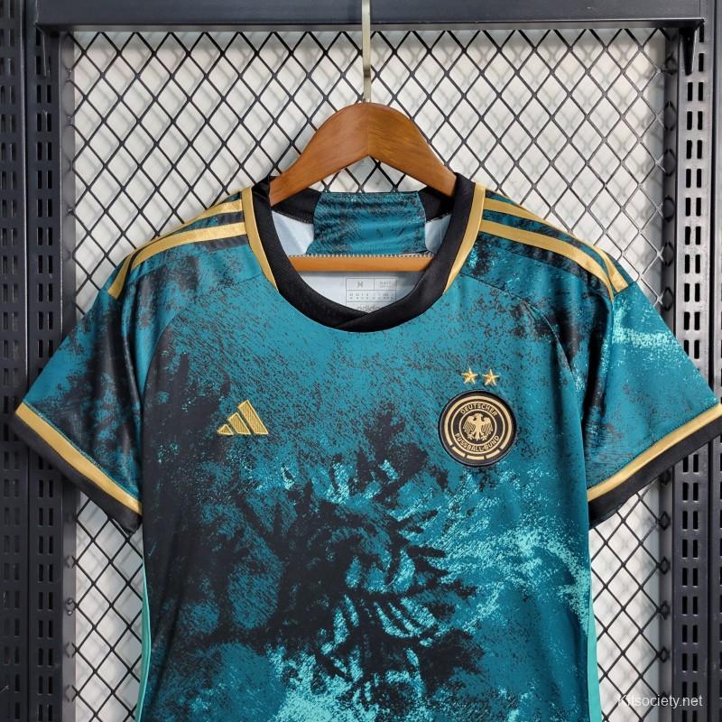 2023 Women Brazil Away Blue Jersey - Kitsociety